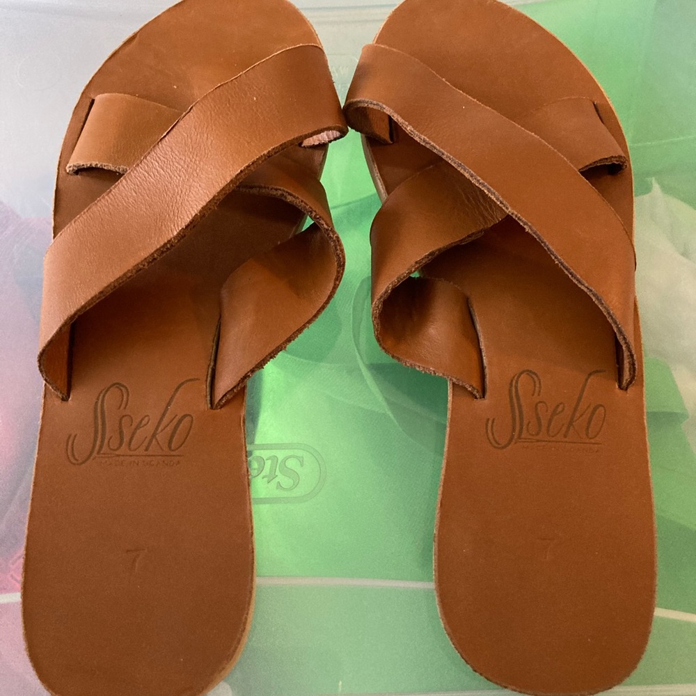 Sseko leather Sandals